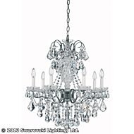 New Orleans Seven Light Chandelier in Black Pearl by Schonbek