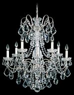 New Orleans Ten Light Chandelier in Gold by Schonbek