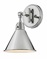 Hinkley Arti 1-Light Wall Sconce In Polished Nickel