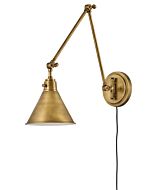 Hinkley Arti 1-Light Wall Sconce In Heritage Brass