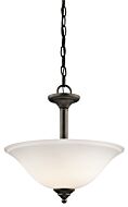 Armida 2-Light Convertible Convertible Pendant/Semi-Flush Mount in Olde Bronze