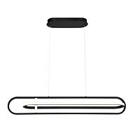 Eurofase Demark 1 Light Chandelier in Black