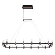 Eurofase Altamont 1 Light Chandelier in Brushed Nickel