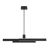 Eurofase Cameno 1 Light Chandelier in Black