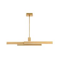 Eurofase Cameno 1 Light Chandelier in Gold