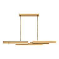 Eurofase Cameno 1 Light Chandelier in Gold