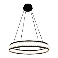 Eurofase Forster 76 Light Chandelier in Black