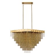 Eurofase Bloomfield 22 Light Chandelier in Gold