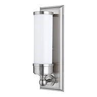 Hudson Valley Everett 5 Inch Bathroom Vanity Light in Satin Nickel