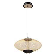 Eurofase Park 2 Light Pendant in Black