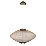 Eurofase Park 2 Light Pendant in Black