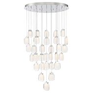 Eurofase Paget 31 Light Chandelier in Chrome