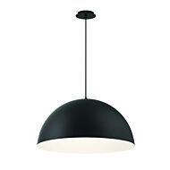 Eurofase Laverton 1 Light Pendant in Black