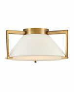 Hinkley Calla Flush Mount Ceiling Light In Brushed Bronze