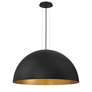 Eurofase Laverton 3 Light Pendant in Black