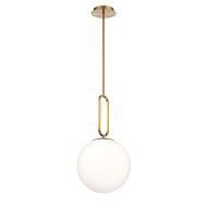 Eurofase Prospect 1 Light Pendant in Gold