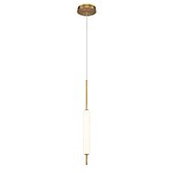 Eurofase Cumberland 1 Light Pendant in Brass