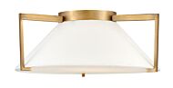 Hinkley Calla Flush Mount Ceiling Light In Brushed Bronze