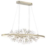 Eurofase Clayton 1 Light Chandelier in Silver