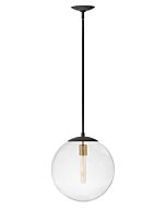 Hinkley Warby 1-Light Pendant In Aged Zinc