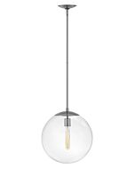 Hinkley Warby 1-Light Pendant In Polished Antique Nickel