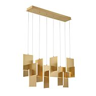 Eurofase Coburg 1 Light Chandelier in Gold