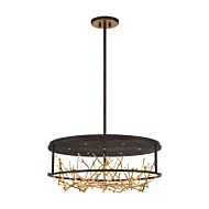 Eurofase Aerie 7 Light Chandelier in Bronze