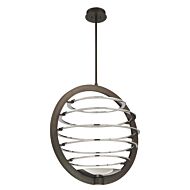 Eurofase Ombra 2 Light Chandelier in Bronze