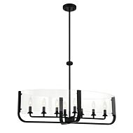 Eurofase Campisi 8 Light Chandelier in Black