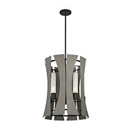 Eurofase Pennino 5 Light Chandelier in Black