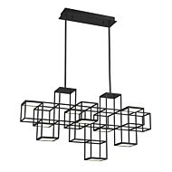 Eurofase Ferro 1 Light Chandelier in Black