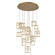 Eurofase Ferro 1 Light Chandelier in Gold