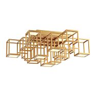 Eurofase Ferro 1 Light Ceiling Light in Gold