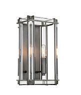 Minka Lavery Langen Square 2 Light Bathroom Vanity Light in Painted Antique Nickel