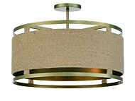 Minka Lavery 4 Light Ceiling Light in Soft Brass