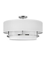 Hinkley Graham 4-Light Semi-Flush Ceiling Light In Polished Nickel