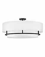 Hinkley Graham 4-Light Semi-Flush Ceiling Light In Black