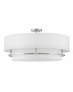 Hinkley Graham 4-Light Semi-Flush Ceiling Light In Polished Nickel