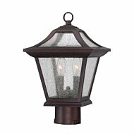 Aiken 2-Light Architectural Bronze Post Mount Light