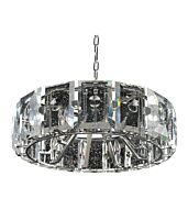 Kalco Giada 8 Light Pendant Light in Dark Bronze