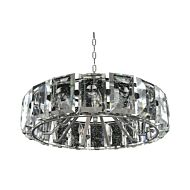 Kalco Giada 9 Light Pendant Light in Stainless Steel