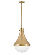 Hinkley Oliver 1-Light Pendant In Bright Brass