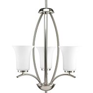 Joy 3-Light Foyer Pendant in Brushed Nickel