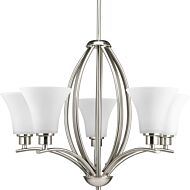 Joy 5-Light Chandelier in Brushed Nickel