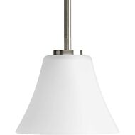 Bravo 1-Light Pendant in Brushed Nickel