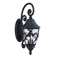 Capri 3-Light Black Coral Wall Light