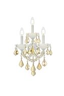 Maria Theresa 3-Light Wall Sconce in White