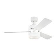 Era 2-Light 44" Ceiling Fan in Matte White