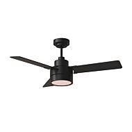 Jovie 1-Light 44" Ceiling Fan in Midnight Black