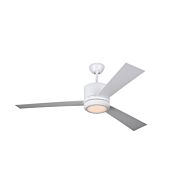 Monte Carlo Vision 52 Inch Ceiling Fan in Matte White